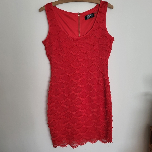 Guess Fringe sleeveless cocktail dress - Picture 3 of 8